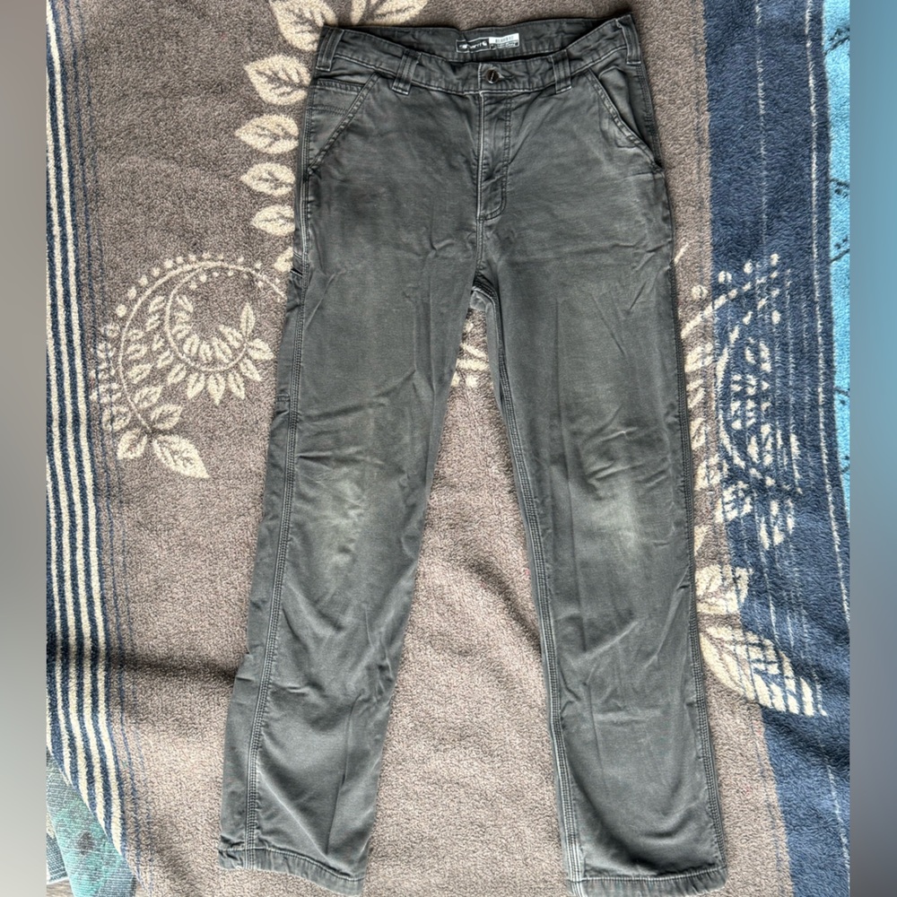 Gray Casual Pants